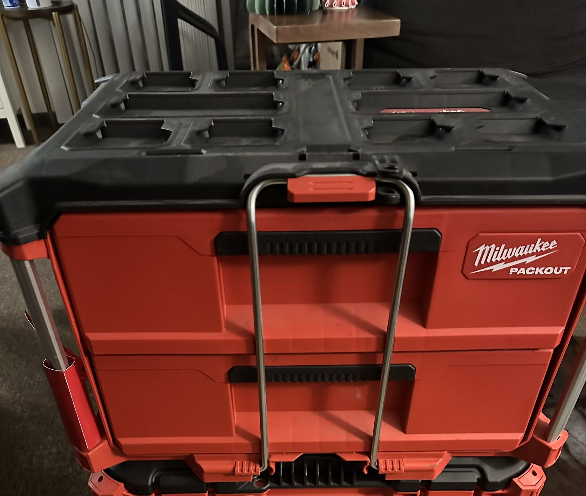 Milwaukee packout 2 drawer tool box