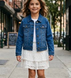 NEW Cynthia Rowley Denim Children’s Jean Jacket Sz 4  XS NWT