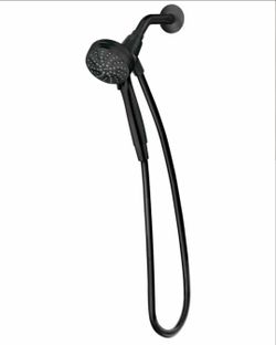 0804: Sealed new Moen Engage Magnetix Matte Black Eco-Performance 3.5-Inch Six-Function Detachable Handheld Showerhead with Magnetic Docking System