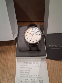 Bering Titanium Watch - Brand New in Box with Papers.  Cash only!