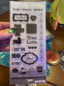 Stamps for scrapbooking