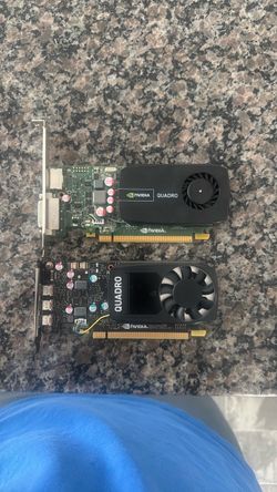 NVIDIA Quadro GPU Cards – Lot of 2