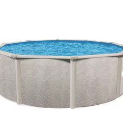 15 ft. x 52 in. Deep Steel Metal Frame Hard Side Round Above Ground Swimming Poo