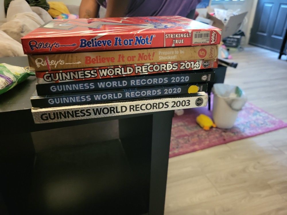 Guiness world Record And Ripleys Books