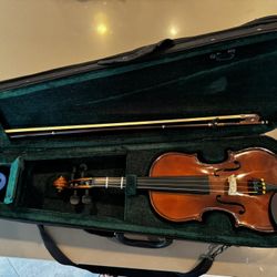 Cremona 13” SVA-130 Premier Novice Viola and Stageline Music Stand 