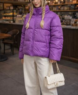 💜 ☔️ Cute woman's Puffer Jacket