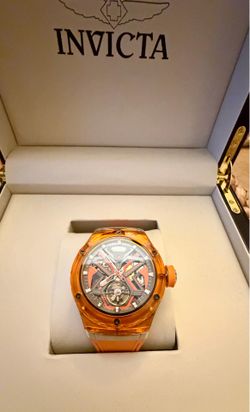 INVICTA Automatic Watch Crystal Tourbillon  Skeleton