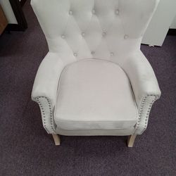 Cream Color Accent Chair 