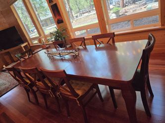 Dining room table from Pottery Barn
