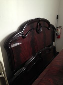 Headboard W/ Frame & Dresser
