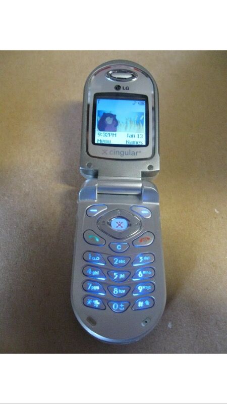 LG Flip Phone C1300 Gray AT&T