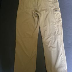 Outdoor Research Men's Khaki Nylon Hiking Fishing Pants Size 30