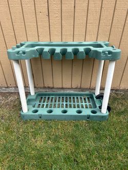 Plastic Garden Tool Storage Rack