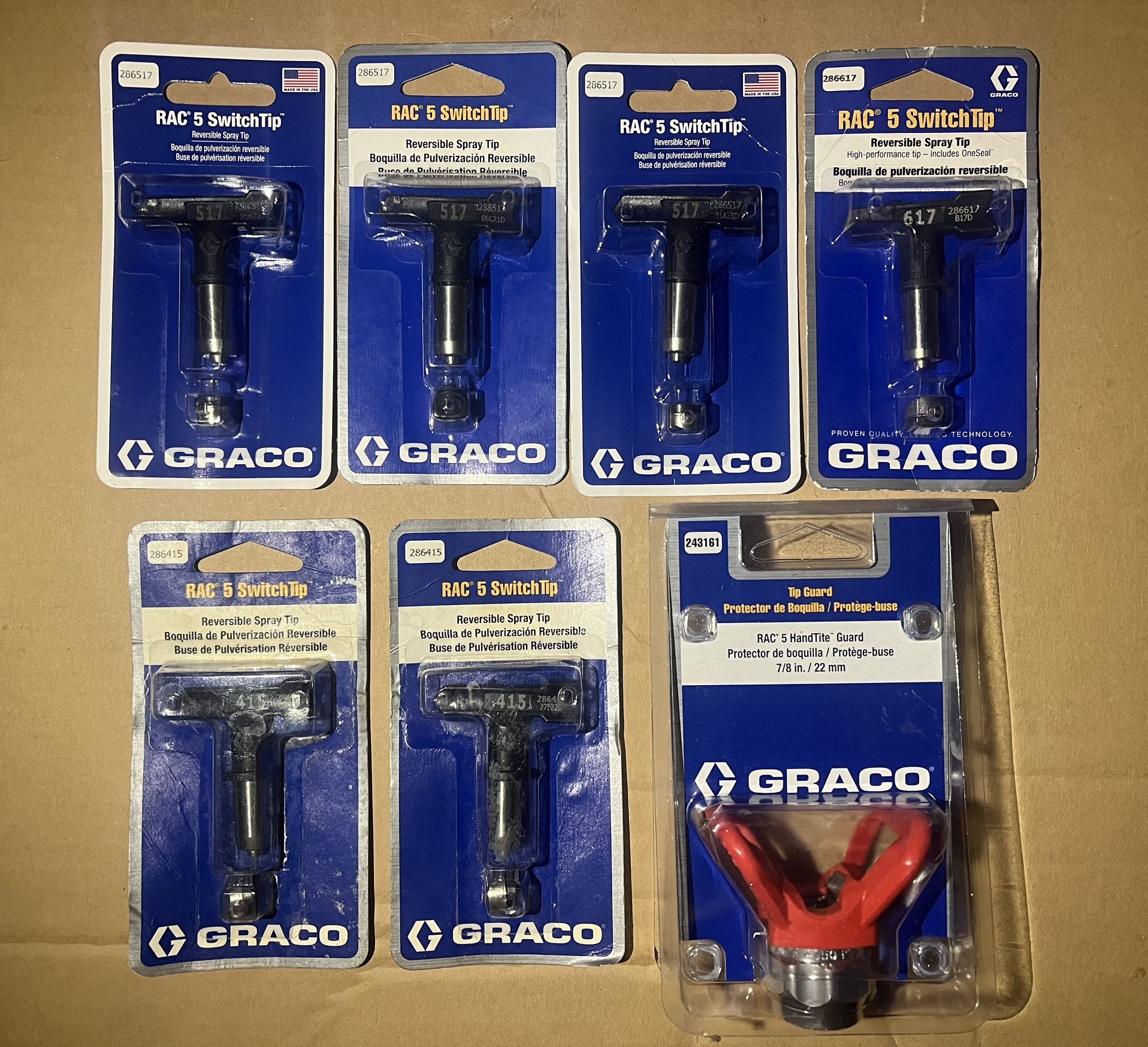GRACO SPRAY TIPS