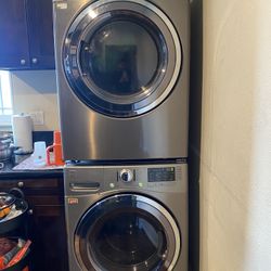 Kenmore LG Stainless Washer And Dryer Combo 