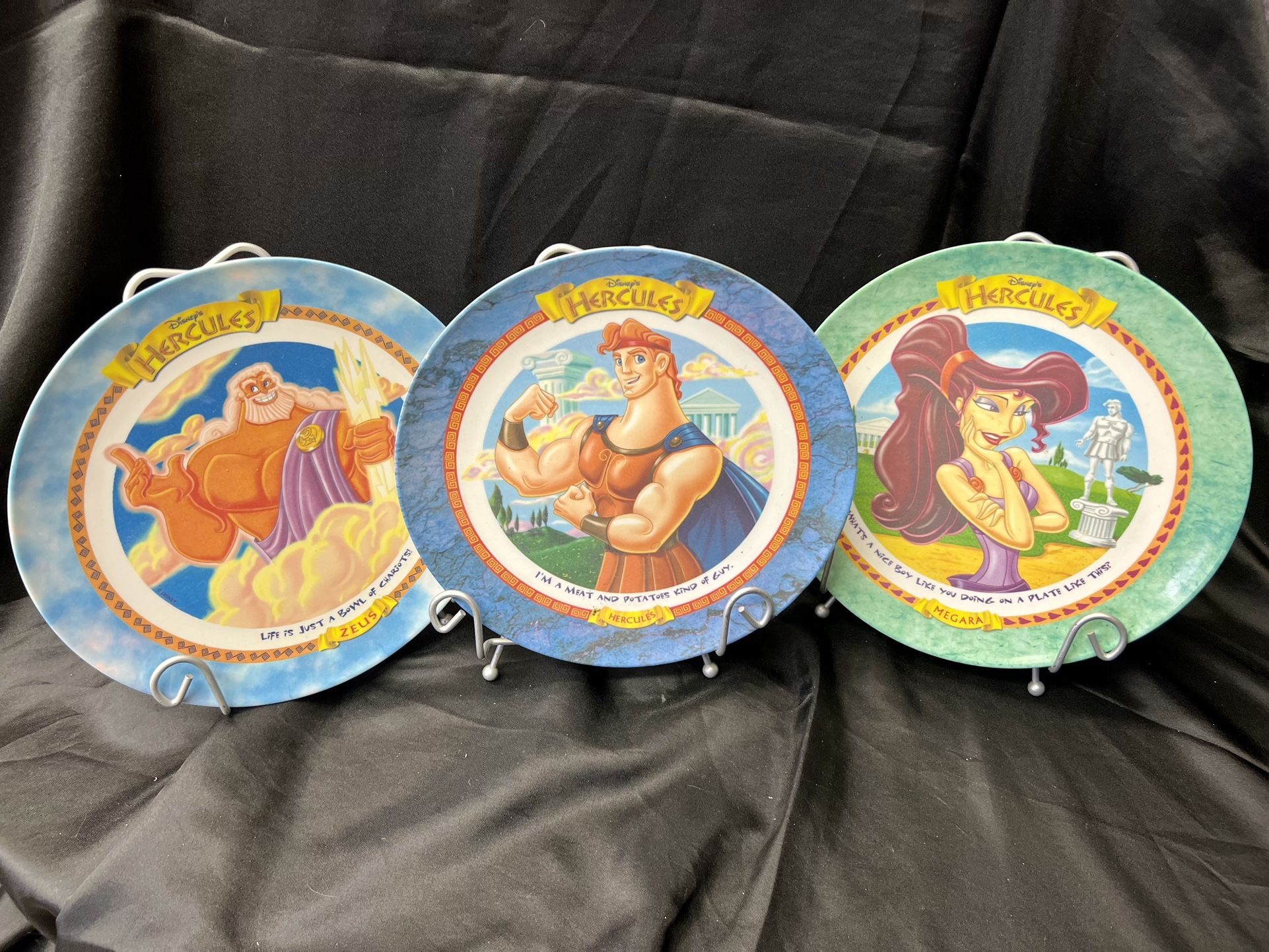 VINTAGE 1997 MCDONALD’S HERCULES 6 COLLECTORS PLATES SET