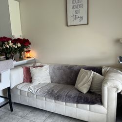 Beige Sofa And  Armchair 