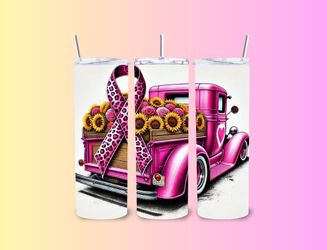20oz Skinny Tumbler Cancer Awareness 