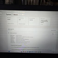 Dell precision 3520 15.6 In Touch Screen Laptop