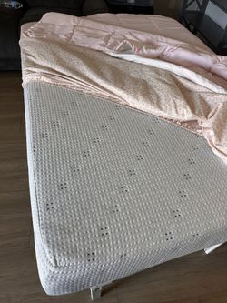 Full size bed frame AND mattress