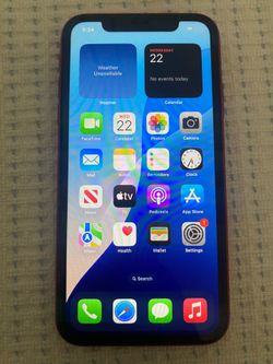 Red Unlocked iPhone 11  64gb