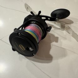 Penn Fathom 2 30 Star Drag With Metered Line. Ready To Fish Like New. 