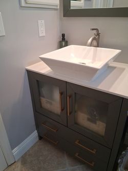 Ravenna 30 in. Single Sink Freestanding Vintage Green Bathroom Vanity