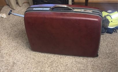 1960s Vintage Samsonite Rolling Luggage