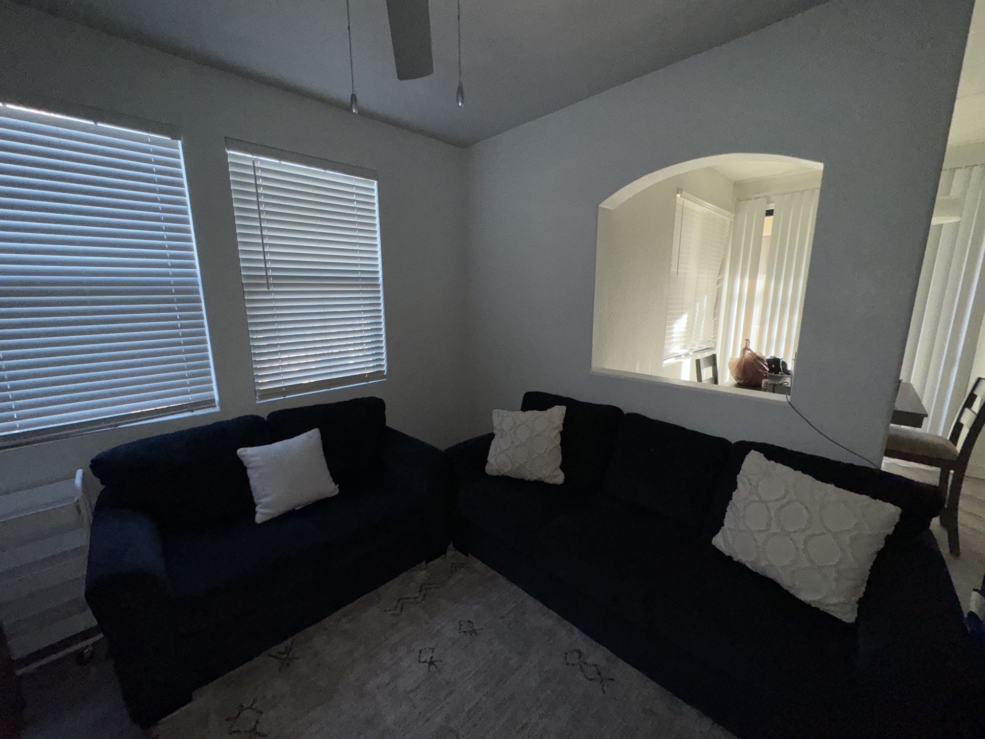 Navy Sectional Couch