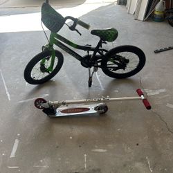 Free Kids Bike And Scooter