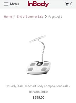 Refurbished InBody Scale
