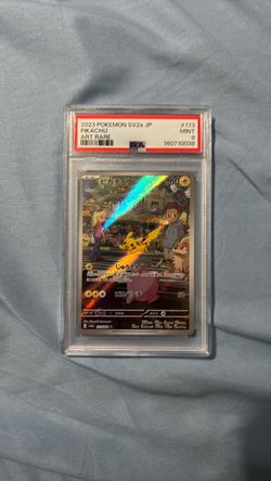 PSA 9 Pikachu Art Rare 2023 Pokemon SV2a Japanese #173