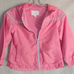 Osh Kosh Girls Winbreaker Hooded Jacket Size 6x $5