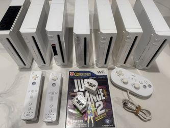 Nintendo Wii Remote Motion Plus Controller Adapter Box Balance Board Classic Controller Joystick Consoles Dance Pad