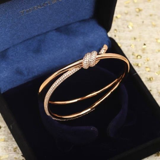 Tiffany Twist Bracelet with Diamonds