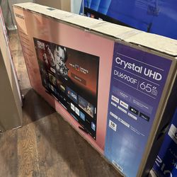 65” Samsung Smart 4K TV Crystal UHD 