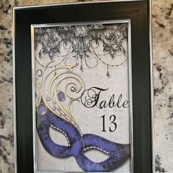 Frame Table Numbers 1-16