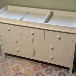 Pottery Barn Dresser With Changing Table Top
