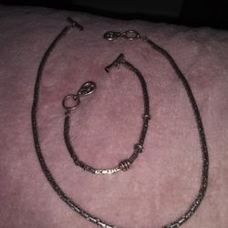 925 Hand Made 925 . .18 In Long Necklaces Bracelet .7 I n