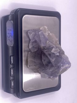 Changing Stepped Fluorite Cubic Crystals Cluster from Balochistan, Pakistan