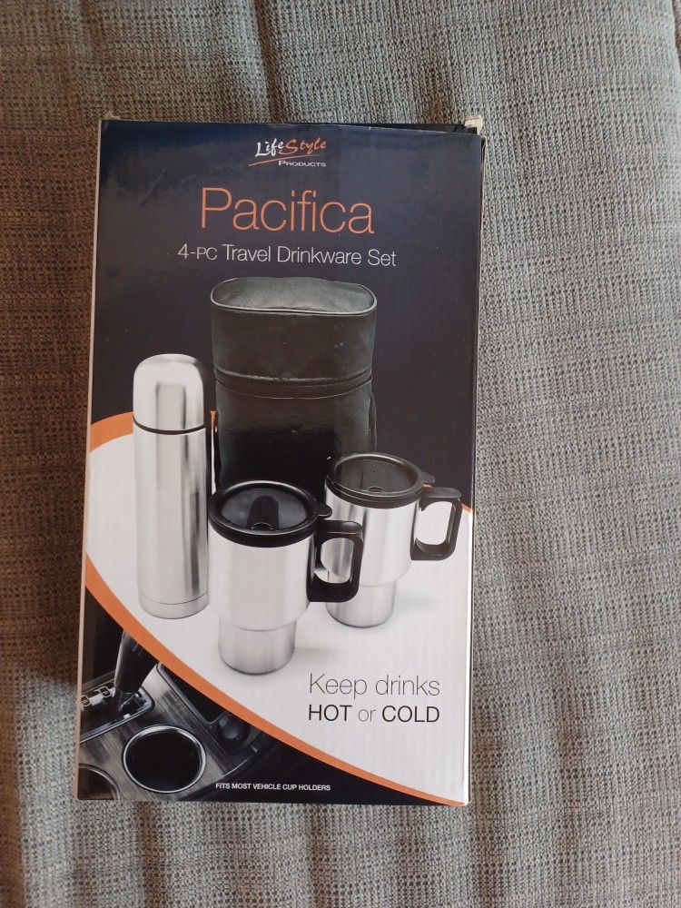 Pacifica 4 PC Travel Drink Set