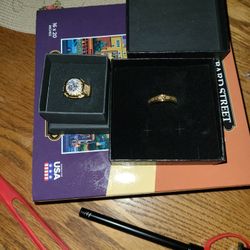 Two Gold Plated Rings