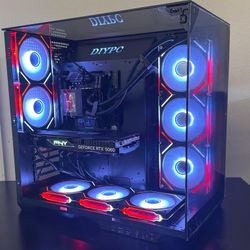High-Performance White Gaming PC – RTX 4060, Ryzen 5, 32GB RAM