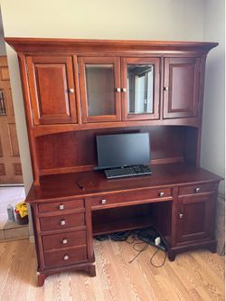 Office desk 66” L x 24” W x  76.5” H