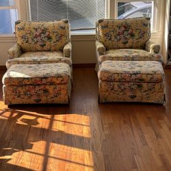 Chairs With Ottomans