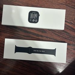 Brand New Black Apple Watch Series 12 42mm GPS Only In Box Unopened With Black Strap