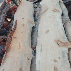 2"x26"x8' Kiln dry live edge blue stain Ponderosa Pine slabs (and hardwoods)
