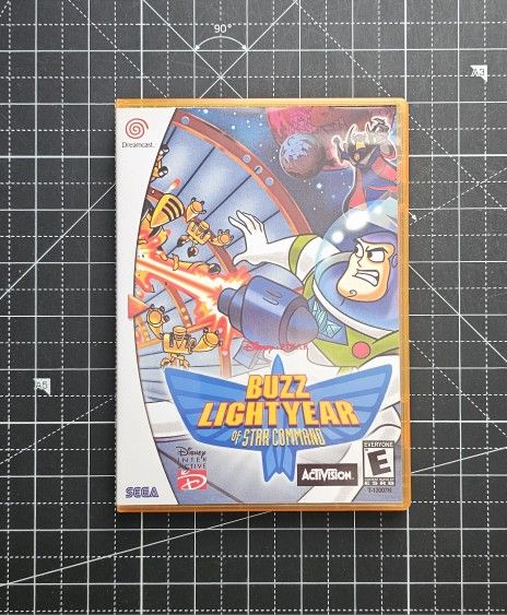 Dreamcast Buzz Lightyear Of Star Command Custom Case - NO GAME OR MANUAL