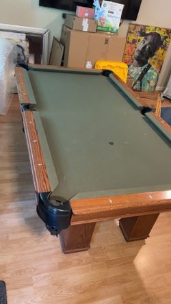 7ft golden west pool table