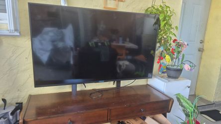 Sony TV with tablet